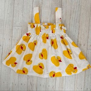 🐥 ADORABLE Duckling Sun Dress with Ruffle Bottom